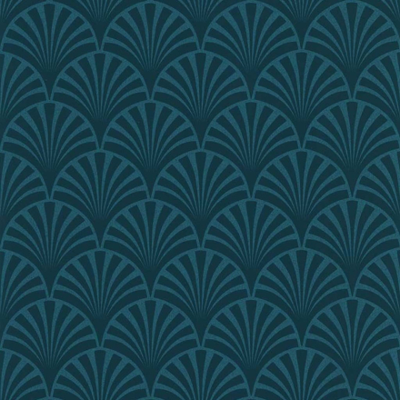Noordwand couleurs & matières Veggtapet 20's Pattern Artdeco blå