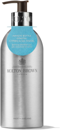 Infinite Bottle Coastal Cypress & Sea Fennel Bath & Shower Gel 400 Ml Shower Gel Badesæbe Nude Molton Brown