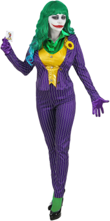 Mad Joker Inspirert Kostyme til Dame - Strl M