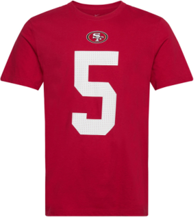 Nike Nfl San Francisco 49Ers T-Shirt Lance No 5 T-shirts Short-sleeved Rød NIKE Fan Gear*Betinget Tilbud