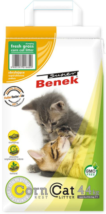 Super Benek Corn Cat Frisches Gras - Sparpaket: 3 x 7 l (ca. 15 kg)