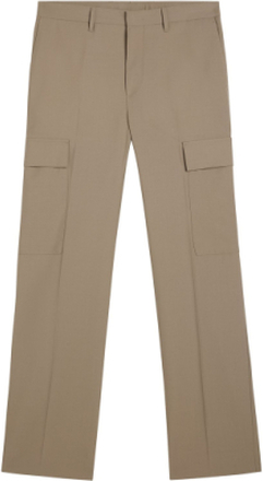 Haij Wool Cargo Pants Designers Trousers Cargo Pants Beige J. Lindeberg