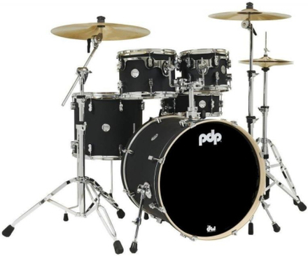 PDP by DW Shell set Concept Maple Finish Ply Satin Pewter, PDCM2215SP