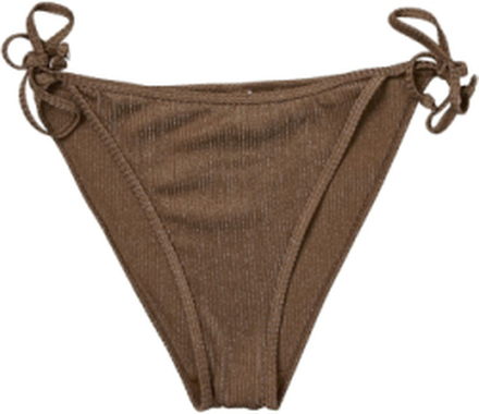 Lyx Baila Bikini Tanga Swimwear Bikinis Bikini Bottoms Side-tie Bikinis Brown Becksöndergaard