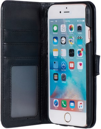 Cirafon Genuine Leather Wallet Magnet Iphone 6/6s Sort
