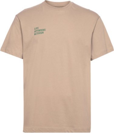 Beat Laa T-shirts Short-sleeved Beige Libertine-Libertine*Betinget Tilbud
