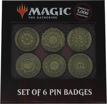 Magic the Gathering Limited edition set of 6 pins by Fanattik