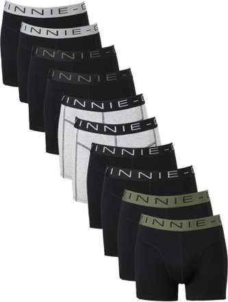 Vinnie-G Boxershorts Voordeelpakket 10-pack Black / Forest Green / Grey-XXL