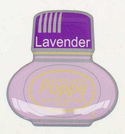 Klistermärke Poppy Grace Mate Lavendel