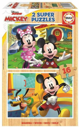 Pussel Educa Mickey & Minnie ( 2 x 16 pcs)