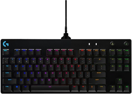 Logitech G Pro Mechanical Gaming Keyboard Kabling Tastatur Us International Sort