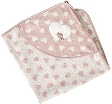 Sterntaler Badehåndklæde med hætte 80 x 80 cm Emmi Girl soft pink