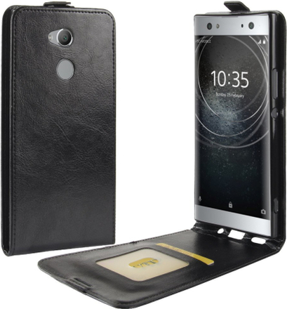 Sony Xperia XA2 Ultra Case - Slim FlipCase - PU-Leder - schwarz