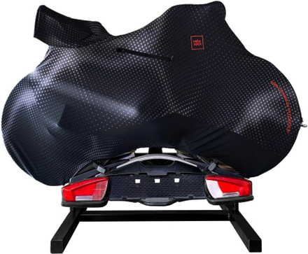 Velosock Triatlon/TT Bike Cover Carbon Black, Standard beskyttelse