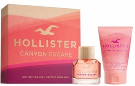 Hollister Canyon Escape for Her EDP 50 ml + Body Lotion 100 ml - Gavesæt