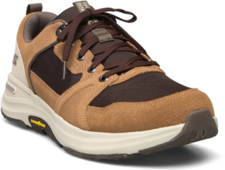 Mens Gowalk Outdoor - Massif Waterproof Sport Sneakers Low-top Sneakers Brown Skechers