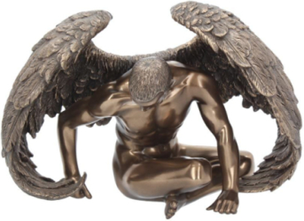 Angel's Rest - Hvilende Englefigur i Bronse 20 cm