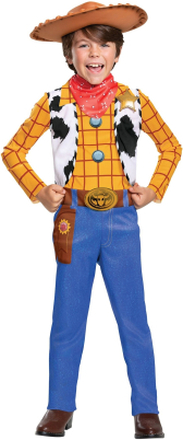 Toy Story Woody Deluxe Barn Maskeraddräkt - Medium