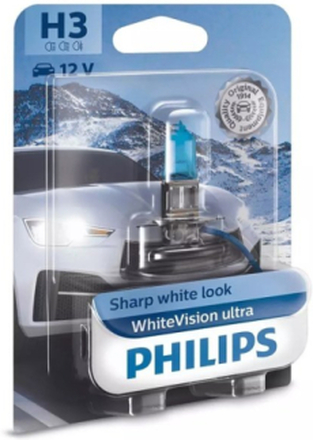 Philips H3 WhiteVision Ultra 55W Halogen Lampa