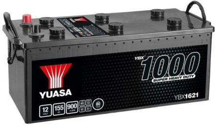Lastbilsbatteri Yuasa YBX1621 12V 155Ah 900A