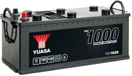 Lastbilsbatteri Yuasa YBX1626 12V 180Ah 1100A
