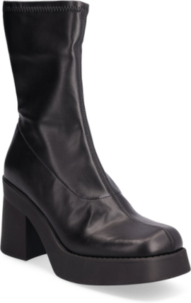 Overcast Bootie Shoes Boots Ankle Boots Ankle Boots With Heel Black Steve Madden