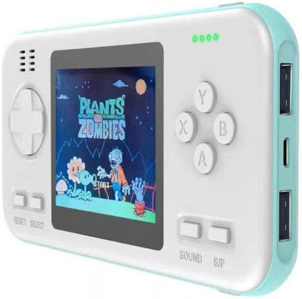 416 Pocket Console Portable Color Screen 8000mAh Rechargeable Game Machine(White Blue)