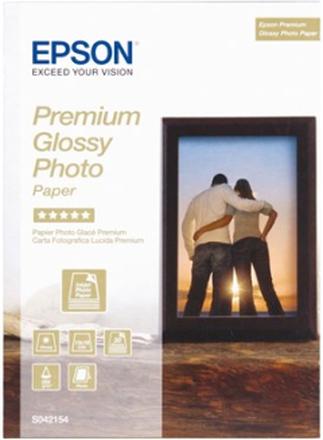 Epson Papir Photo Premium Glossy 13x18cm 30-ark 255g