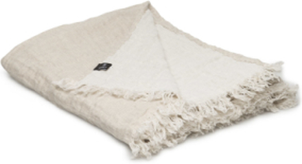 Hannelin Throw Home Textiles Cushions & Blankets Blankets & Throws Creme Himla*Betinget Tilbud