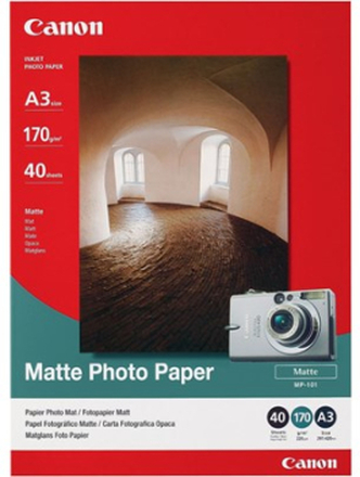 Canon Papir Photo Mattert Mp-101 A3 40-ark 170g