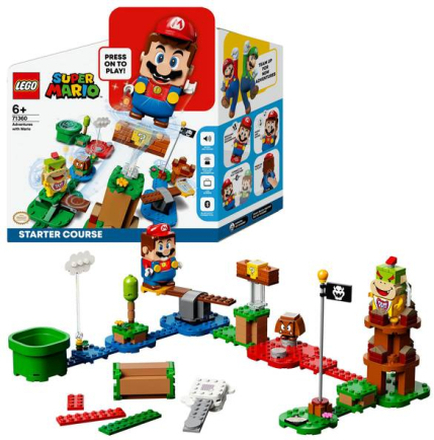 LEGO Startbanen På eventyr med Mario 6 år+