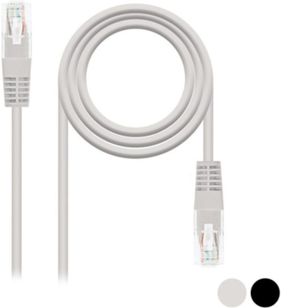 Kategori 5 UTP kabel NANOCABLE 10.20.01 Sort 0,5 m
