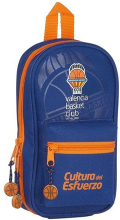 Pencil Case Backpack Valencia Basket Blå Orange