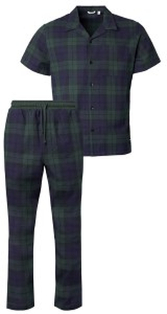 Björn Borg Core Loungewear Pyjama Set Grøn/Rudet Medium Herre