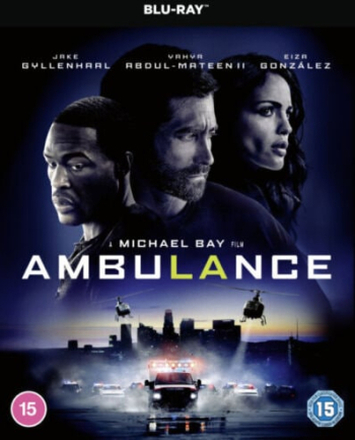 Ambulance Blu-ray (2022) Jake Gyllenhaal, Bay (DIR) cert 15 Brand New