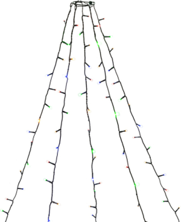 Julgransbelysning Slinga Frostad LED Mörkgrön Kabel Gnosjö Konstsmide