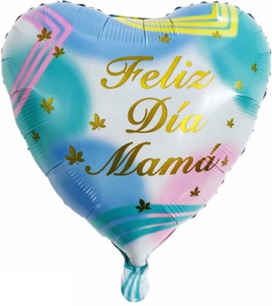 10 st 18 tum spansk mors dag ballong tecknad aluminium film ballong barn fest dekoration ballong (E)