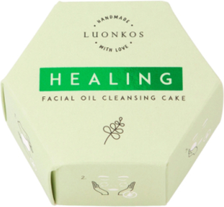 Healing Facial Oil Cleansing Cake Beauty WOMEN Skin Care Face Cleansers Oil Cleanser Grønn Luonkos*Betinget Tilbud