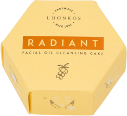 Radiant Facial Oil Cleansing Cake Beauty WOMEN Skin Care Face Cleansers Oil Cleanser Gul Luonkos*Betinget Tilbud