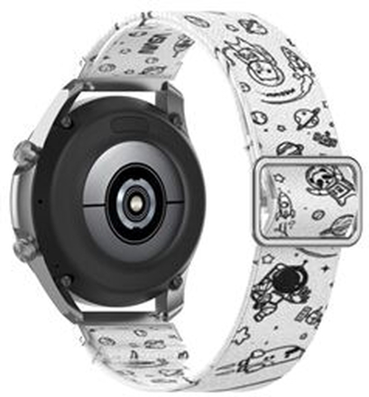 Mønster Trykt Justerbar Nylon Smart Ur Udskiftningsrem Urrem 22mm til Samsung Galaxy Ur 46mm / Watch