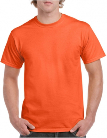 Set van 2x stuks voordelige oranje t-shirts, maat: 2XL
