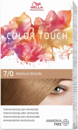 Wella Professionals Color Touch Pure Naturals 7/0 130 Ml Beauty WOMEN Hair Care Color Treatments Brun Wella Professionals*Betinget Tilbud