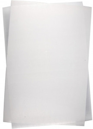 Krympplastark, blank transparent, 20x30 cm, tjocklek 0,3 mm, 100 ark/