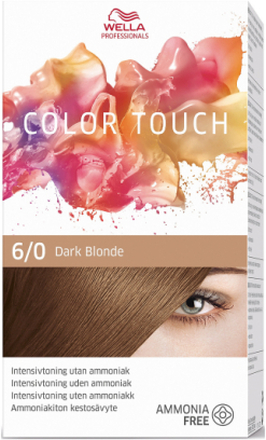 Wella Professionals Color Touch Pure Naturals 6/0 130 Ml Beauty WOMEN Hair Care Color Treatments Brun Wella Professionals*Betinget Tilbud