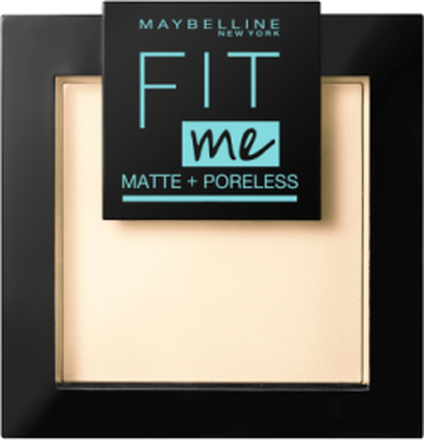 Maybelline New York Fit Me Matte + Poreless Powder 105 Natural Ivory Ansiktspudder Sminke Maybelline*Betinget Tilbud