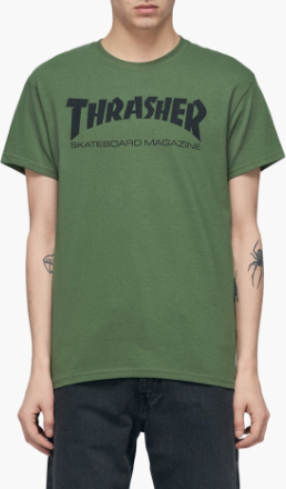 Thrasher - Skate Mag Tee - Grøn - L