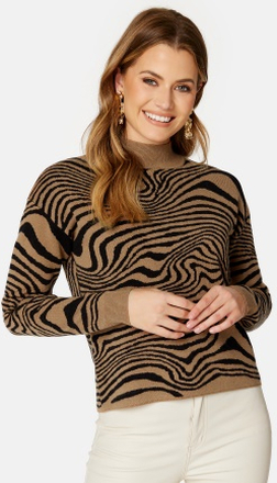 Happy Holly Parissa knitted sweater Zebra 48/50
