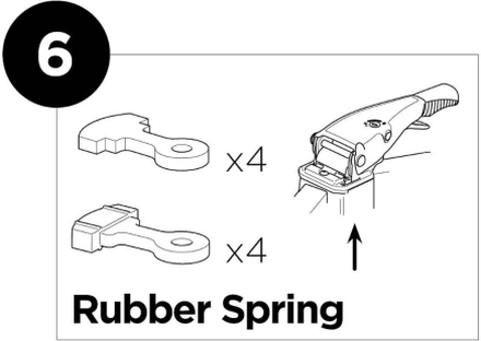 Thule Rubber Spring Kit Reservdel till cykelställ