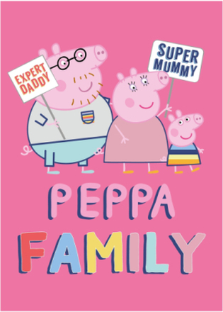 Fleece Peppa Pig - Pep 1013 B Home Sleep Time Blankets & Quilts Multi/mønstret BrandMac*Betinget Tilbud