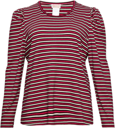 Vanda Tops T-shirts & Tops Long-sleeved Multi/patterned Persona By Marina Rinaldi